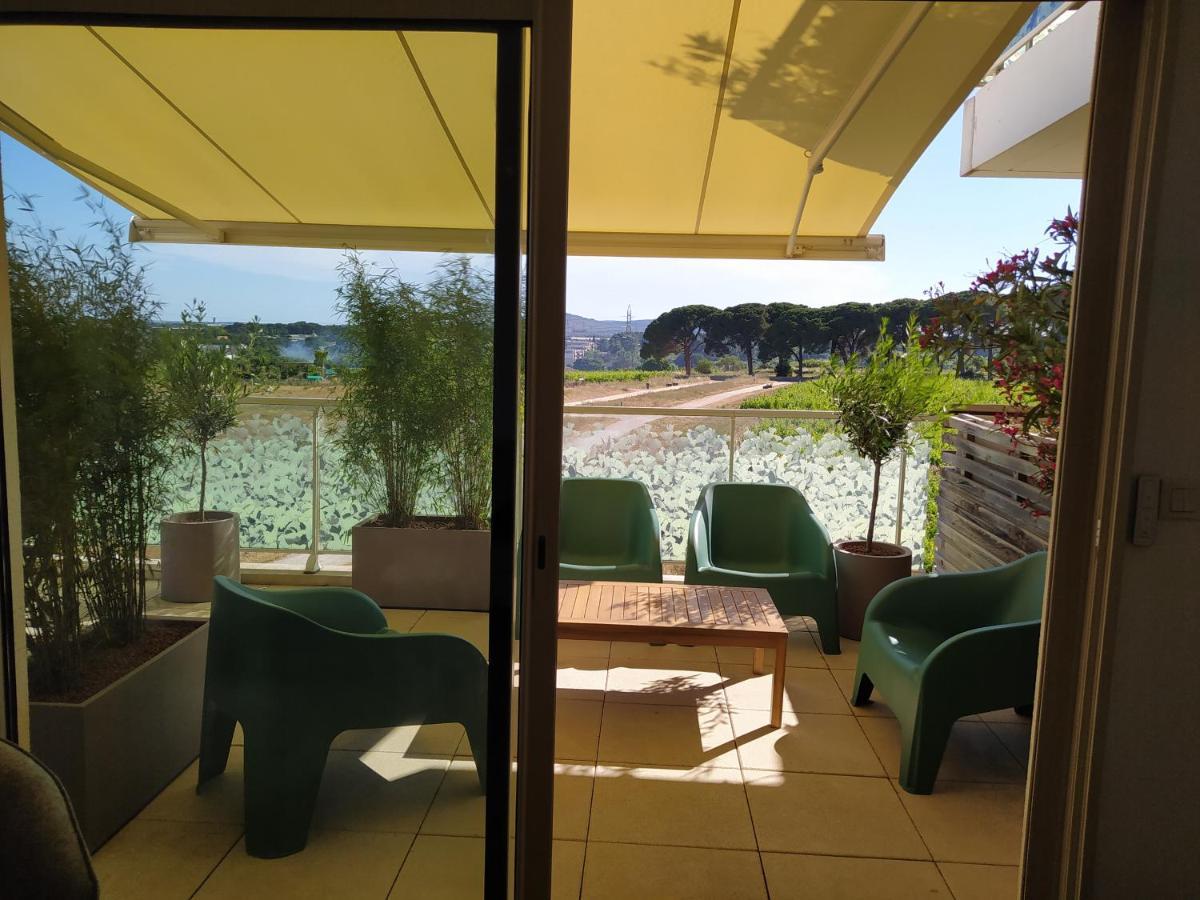 Appartement 4 Personnes, Grande Terrasse, Parking Prive, Wifi Montpellier Exterior foto